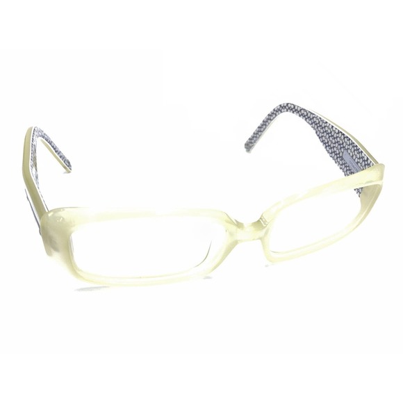 Coach Megan S427 Translucent Ivory Rectangular Eyeglasses Frames 55-17 135 Women - Picture 1 of 12